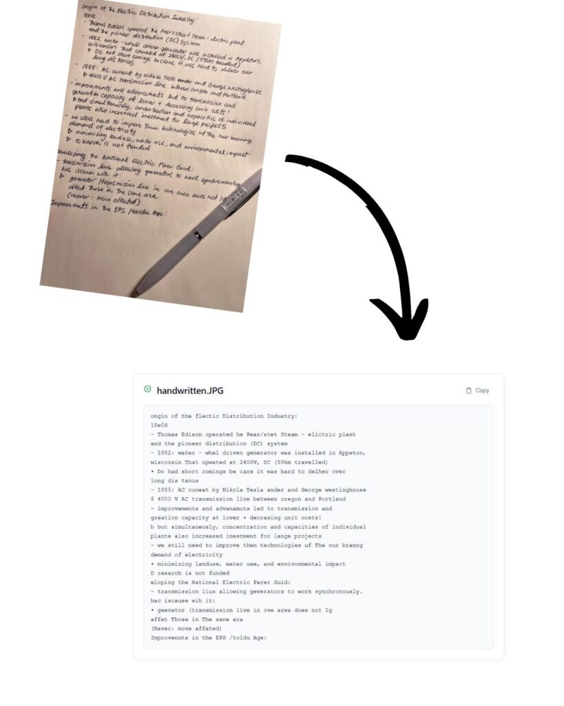 Handwritten Homework Recognition From Image